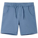 Pantaloni scurți pentru copii cu șnur, albastru închis, 104 Pantaloni scurți pentru copii cu șnur, albastru închis, 104