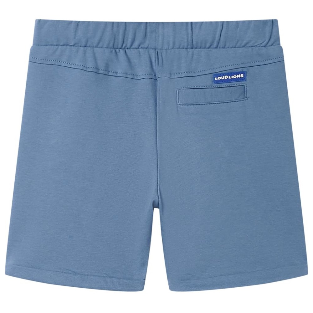 Pantaloni scurți pentru copii cu șnur, albastru închis, 128