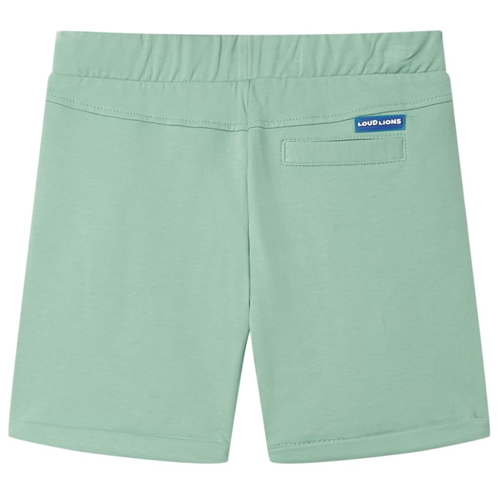 Pantaloni scurți pentru copii cu șnur, kaki deschis, 128