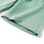 Pantaloni scurți pentru copii cu șnur, kaki deschis, 128