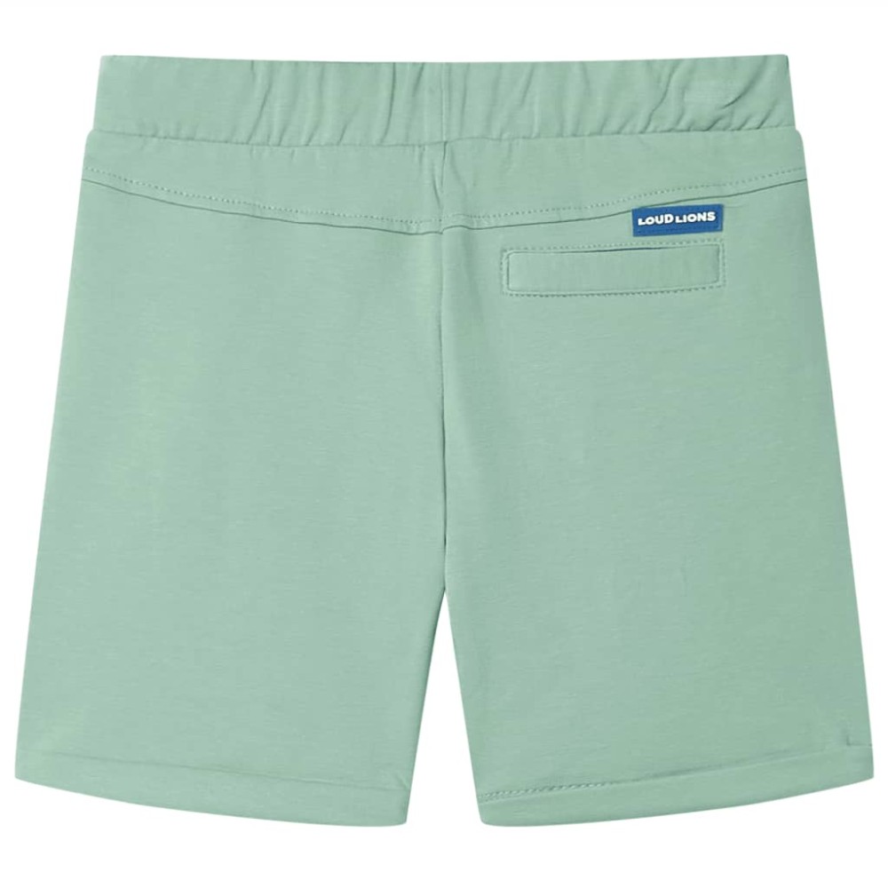 Pantaloni scurți pentru copii cu șnur, kaki deschis, 140
