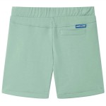 Pantaloni scurți pentru copii cu șnur, kaki deschis, 140