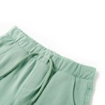 Pantaloni scurți pentru copii cu șnur, kaki deschis, 140