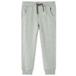 Pantaloni de trening pentru copii, kaki deschis, 92 Pantaloni de trening pentru copii, kaki deschis, 92