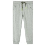 Pantaloni de trening pentru copii, kaki deschis, 104 Pantaloni de trening pentru copii, kaki deschis, 104