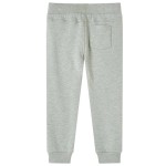 Pantaloni de trening pentru copii, kaki deschis, 116 Pantaloni de trening pentru copii, kaki deschis, 116