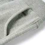 Pantaloni de trening pentru copii, kaki deschis, 128 Pantaloni de trening pentru copii, kaki deschis, 128
