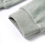 Pantaloni de trening pentru copii, kaki deschis, 128 Pantaloni de trening pentru copii, kaki deschis, 128