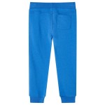 Pantaloni de trening pentru copii, albastru, 128 Pantaloni de trening pentru copii, albastru, 128