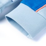 Bluzon pentru copii, albastru aprins și albastru deschis, 116