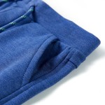 Pantaloni scurți pentru copii cu șnur, albastru melanj, 104