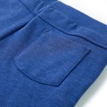 Pantaloni scurți pentru copii cu șnur, albastru melanj, 104