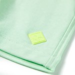 Pantaloni scurți pentru copii cu șnur, verde aprins, 104