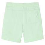 Pantaloni scurți pentru copii cu șnur, verde aprins, 116