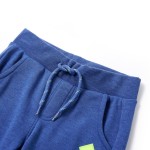 Pantaloni de trening pentru copii, albastru melanj, 92