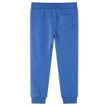 Pantaloni de trening pentru copii, albastru melanj, 104 Pantaloni de trening pentru copii, albastru melanj, 104