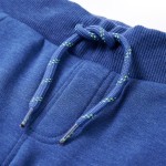 Pantaloni de trening pentru copii, albastru melanj, 116
