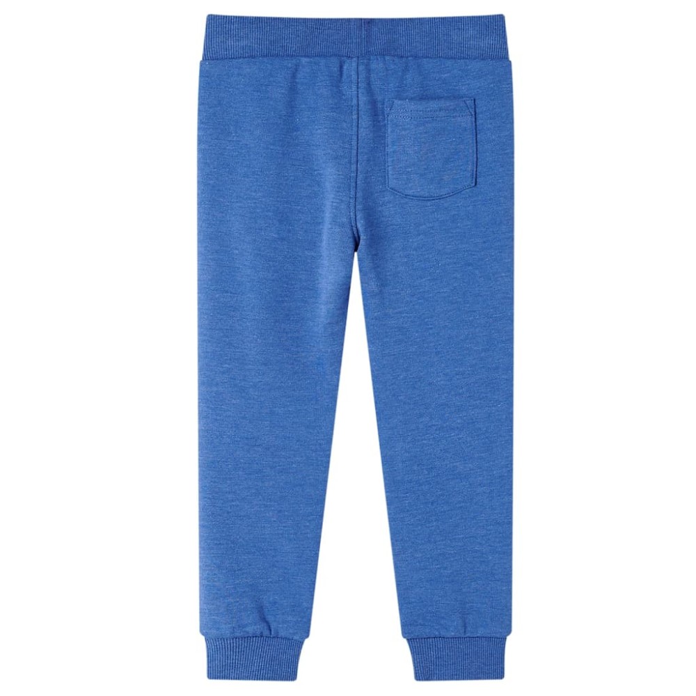Pantaloni de trening pentru copii, albastru melanj, 128