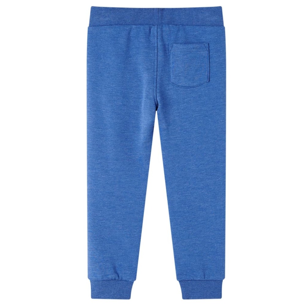 Pantaloni de trening pentru copii, albastru melanj, 140