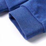 Pantaloni de trening pentru copii, albastru melanj, 140 Pantaloni de trening pentru copii, albastru melanj, 140