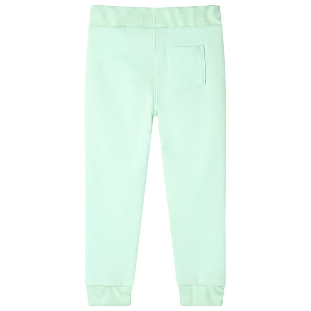 Pantaloni de trening pentru copii, verde aprins, 92