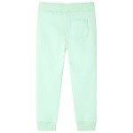 Pantaloni de trening pentru copii, verde aprins, 104 Pantaloni de trening pentru copii, verde aprins, 104