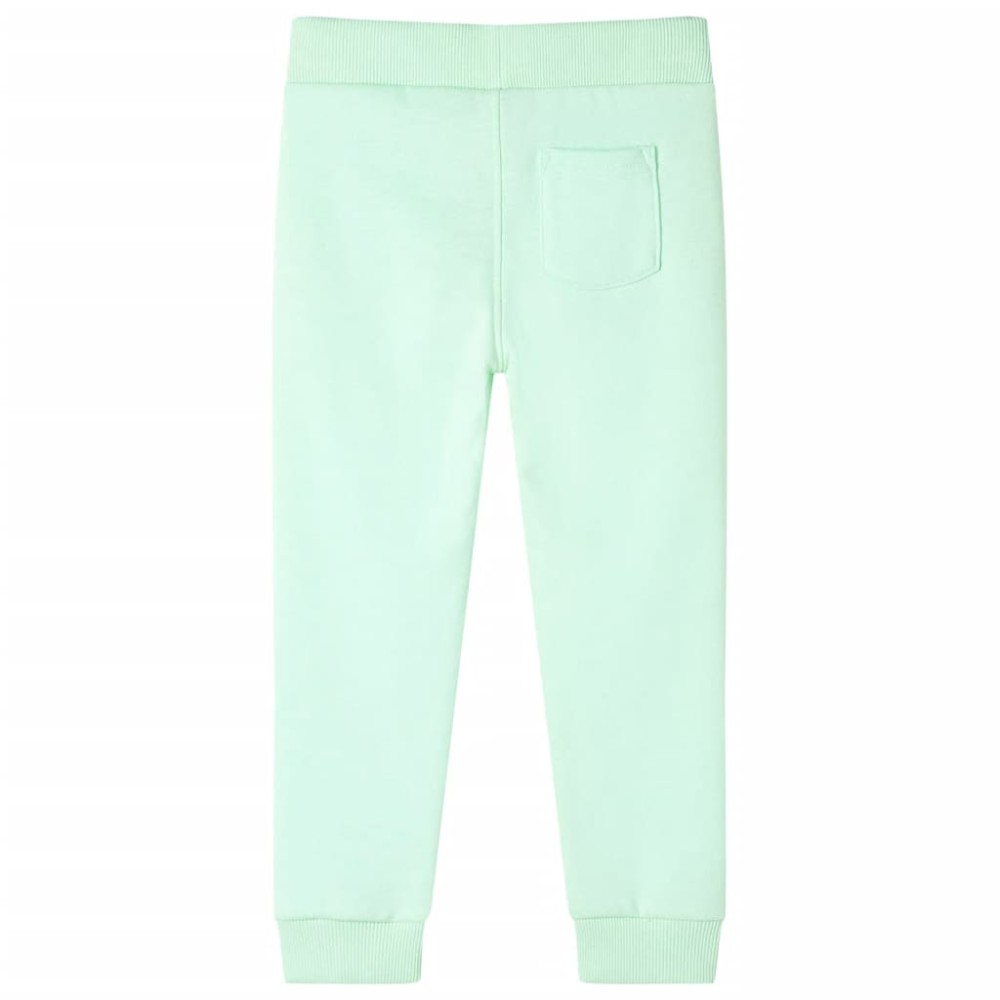 Pantaloni de trening pentru copii, verde aprins, 140