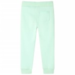 Pantaloni de trening pentru copii, verde aprins, 140
