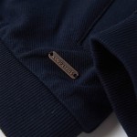 Hanorac pentru copii cu fermoar, bleumarin, 104