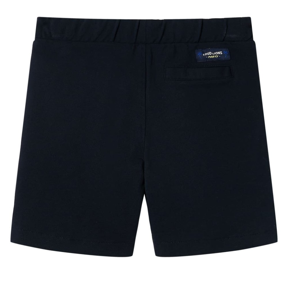 Pantaloni scurți pentru copii cu șnur, bleumarin, 140