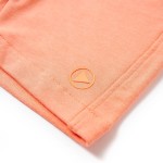 Pantaloni scurți pentru copii cu șnur, portocaliu neon, 104
