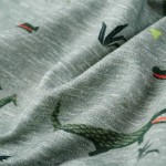 Bluzon pentru copii, kaki melanj deschis, 116 Bluzon pentru copii, kaki melanj deschis, 116