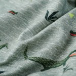 Bluzon pentru copii, kaki melanj deschis, 128 Bluzon pentru copii, kaki melanj deschis, 128