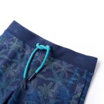 Pantaloni scurți pentru copii cu șnur, bleumarin, 140