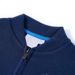 Hanorac pentru copii cu fermoar, bleumarin, 104 Hanorac pentru copii cu fermoar, bleumarin, 104
