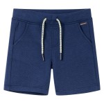 Pantaloni scurți pentru copii cu șnur, albastru închis, 92