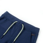 Pantaloni scurți pentru copii cu șnur, albastru închis, 104 Pantaloni scurți pentru copii cu șnur, albastru închis, 104