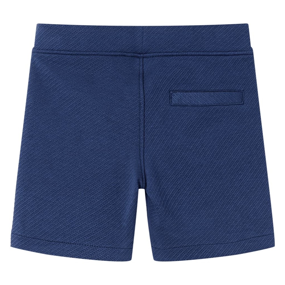 Pantaloni scurți pentru copii cu șnur, albastru închis, 128