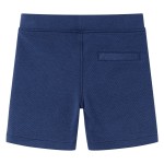 Pantaloni scurți pentru copii cu șnur, albastru închis, 128