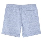 Pantaloni scurți pentru copii cu șnur, albastru melanj, 92