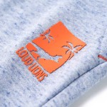 Pantaloni scurți pentru copii cu șnur, albastru melanj, 116