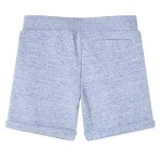 Pantaloni scurți pentru copii cu șnur, albastru melanj, 128