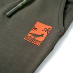 Pantaloni scurți pentru copii cu șnur, kaki închis, 104