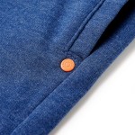 Pantaloni scurți pentru copii cu șnur, albastru melanj închis, 116