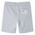 Pantaloni scurți pentru copii cu șnur, gri, 128