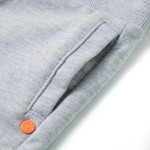 Pantaloni scurți pentru copii cu șnur, gri, 128