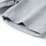 Pantaloni scurți pentru copii cu șnur, gri, 128