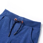 Pantaloni de trening pentru copii, albastru închis, 128 Pantaloni de trening pentru copii, albastru închis, 128
