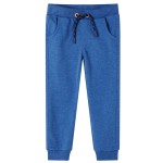 Pantaloni de trening pentru copii, albastru închis, 140 Pantaloni de trening pentru copii, albastru închis, 140