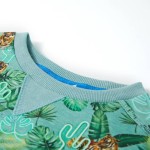 Bluzon pentru copii, verde melanj deschis, 104